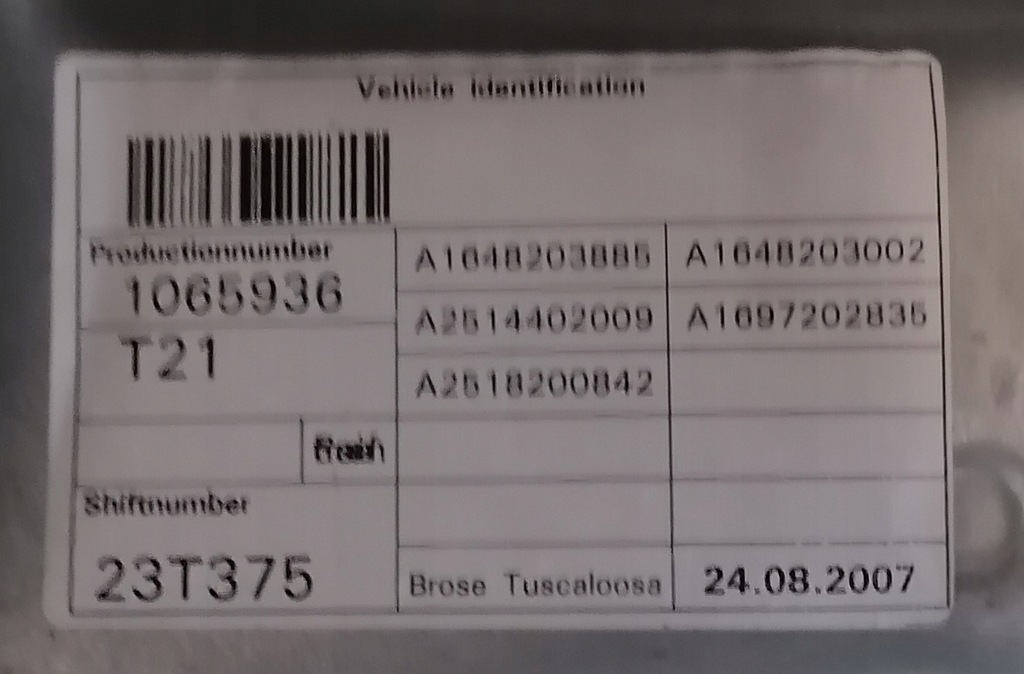 фото №2, Mercedes r w251 07r підйомник вікон правий перед a2514402009