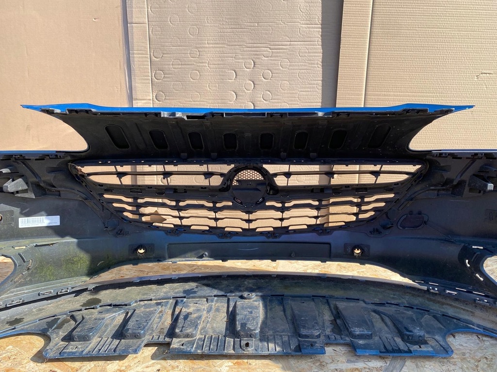 фото №10, Бампер передний перед opel corsa e решётка радиатора