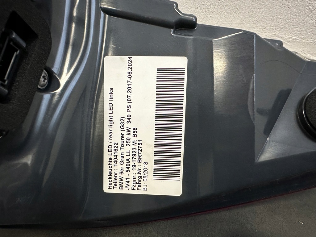 фото №7, Bmw 6 gt g32 лампи задня led europa