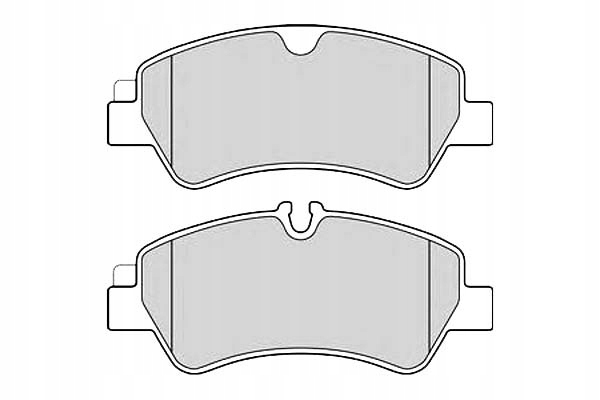фото №1, Delphi комплект тормозных колодок ham. задняя ford tourneo custo