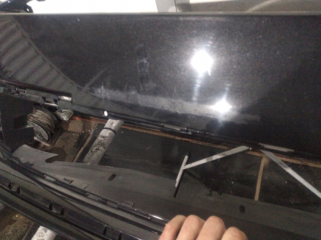 фото №9, Fiat 500 lift - бампер передній чорний cinema 601