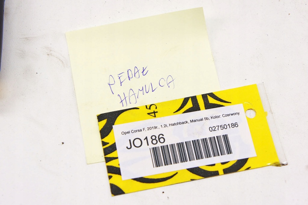 фото №5, Jo186 opel corsa f 1.2i педаль тормоза