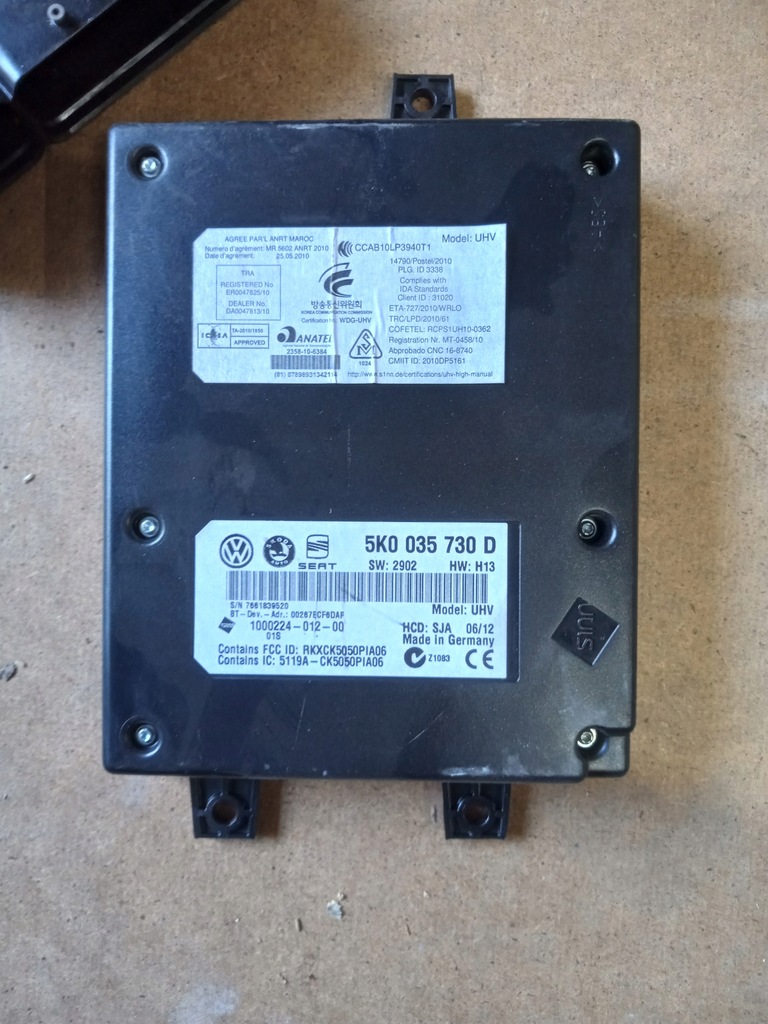 фото №1, Модуль блок управления bluetooth 5k0035730d