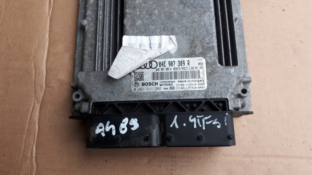 фото №5, A4 b9 8w бортовой компьютер двигателя блок управления ecu 1.4 tfsi