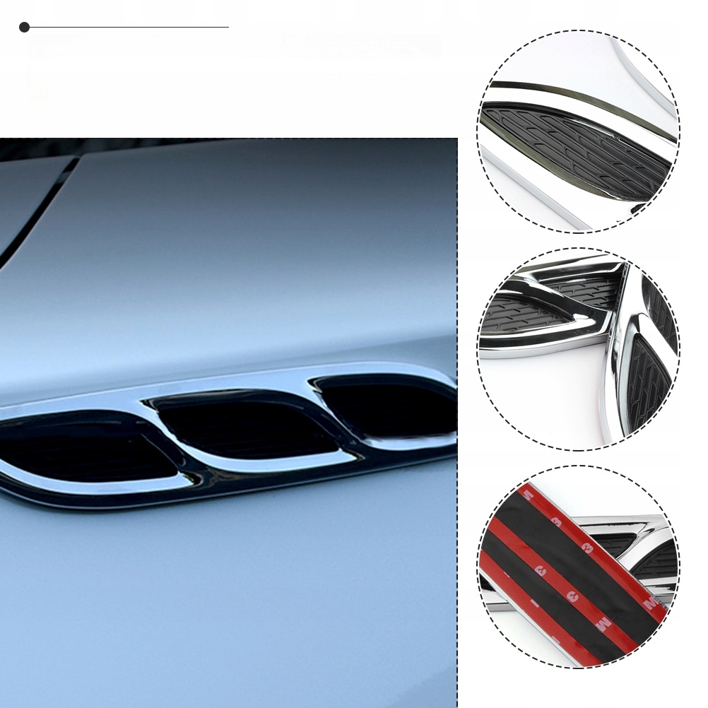 фото №6, Наклейки na бічний впуск повітря автомобільні, наклейки na капот автомобілів, наклейки na впуск повітря