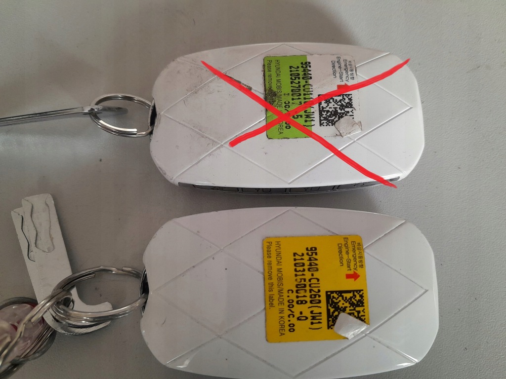 фото №8, Genesis gv60 2022 ключ smart key 95440-cu260 95440cu260