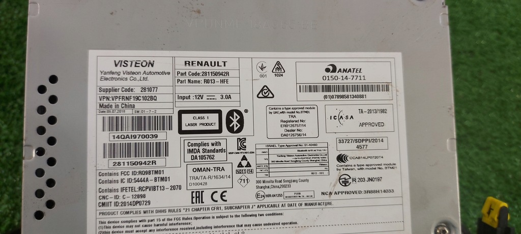 фото №5, Renault kadjar lift радио cd заводской оригинал