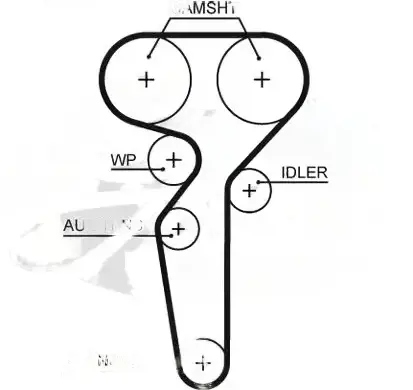 Купить Ремень распределительного вала 5685xs gates alfa romeo lancia 159