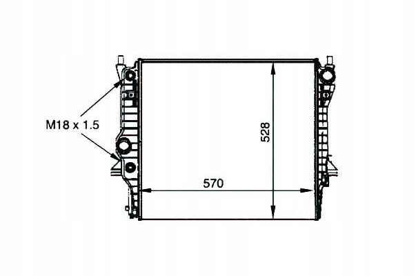 фото №1, Nrf радиатор wody jaguar s-type 3.0 v6 ccx