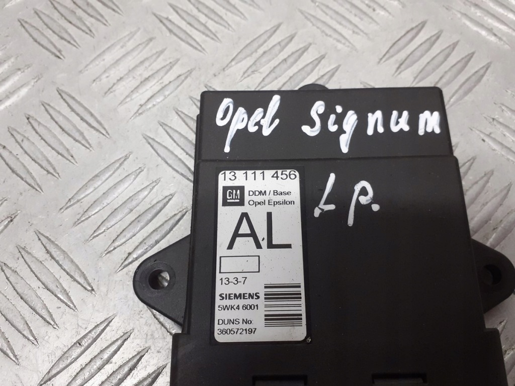 фото №3, Модуль блок управления дверь левый перед opel signum