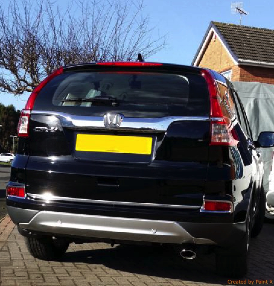 фото №13, Honda cr-v iv crv молдинг хром кришка багажника багажник задня