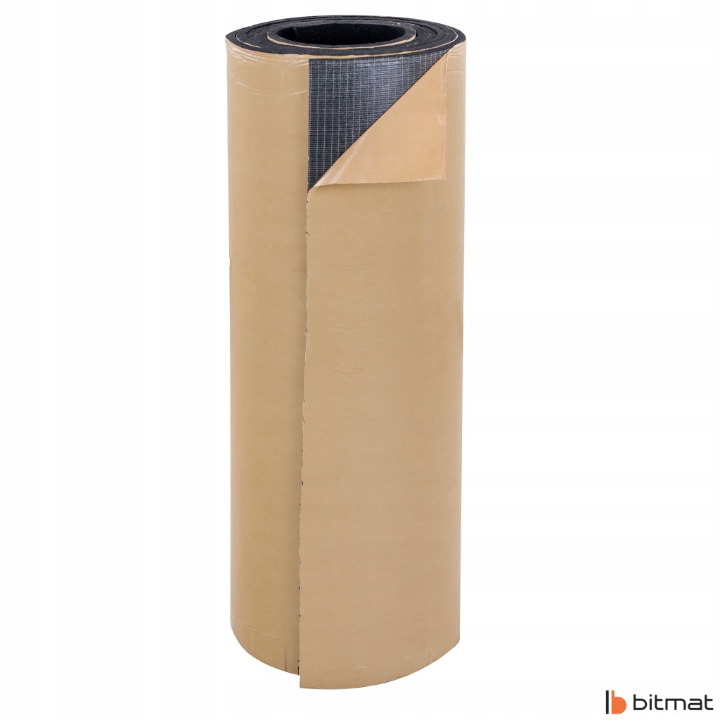 Піна шумоізоляційна мат trudnopalna klej15mm до відсік двигуна поглинач Недорого