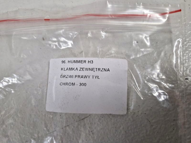 фото №7, Hummer h3 ручка дверь наружная хром правый задняя правая задняя