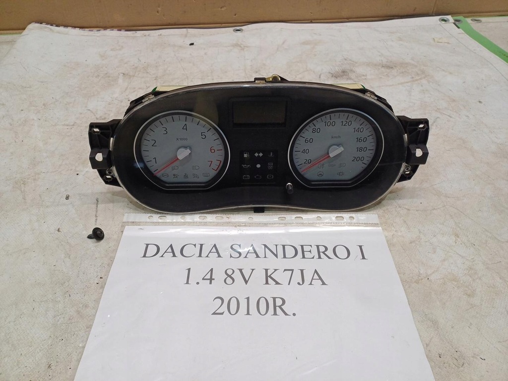 фото №1, Лічильник прилади dacia sandero 1.4 8v 2010 rok 248104802r