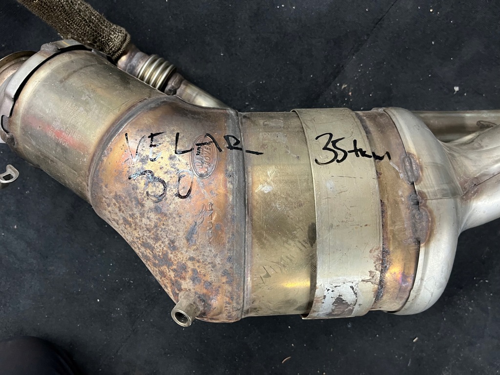 фото №2, Выхлоп dpf fap фильтр range rover velar 3.0 scr