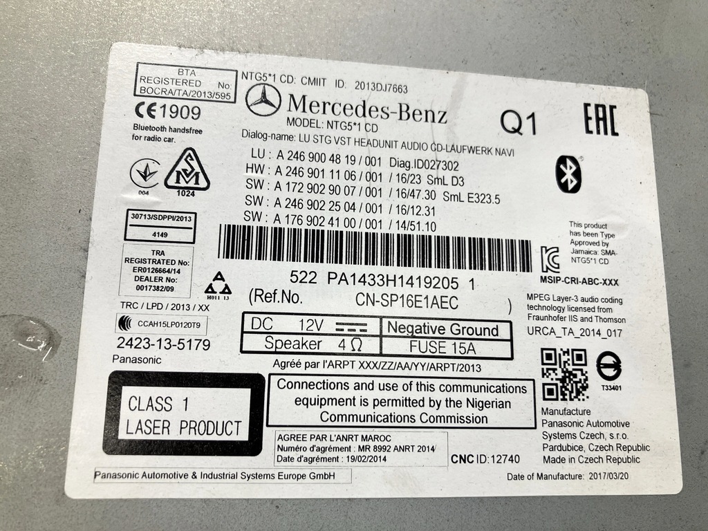 фото №5, Радио навигация mercedes gla x156 a2469004819