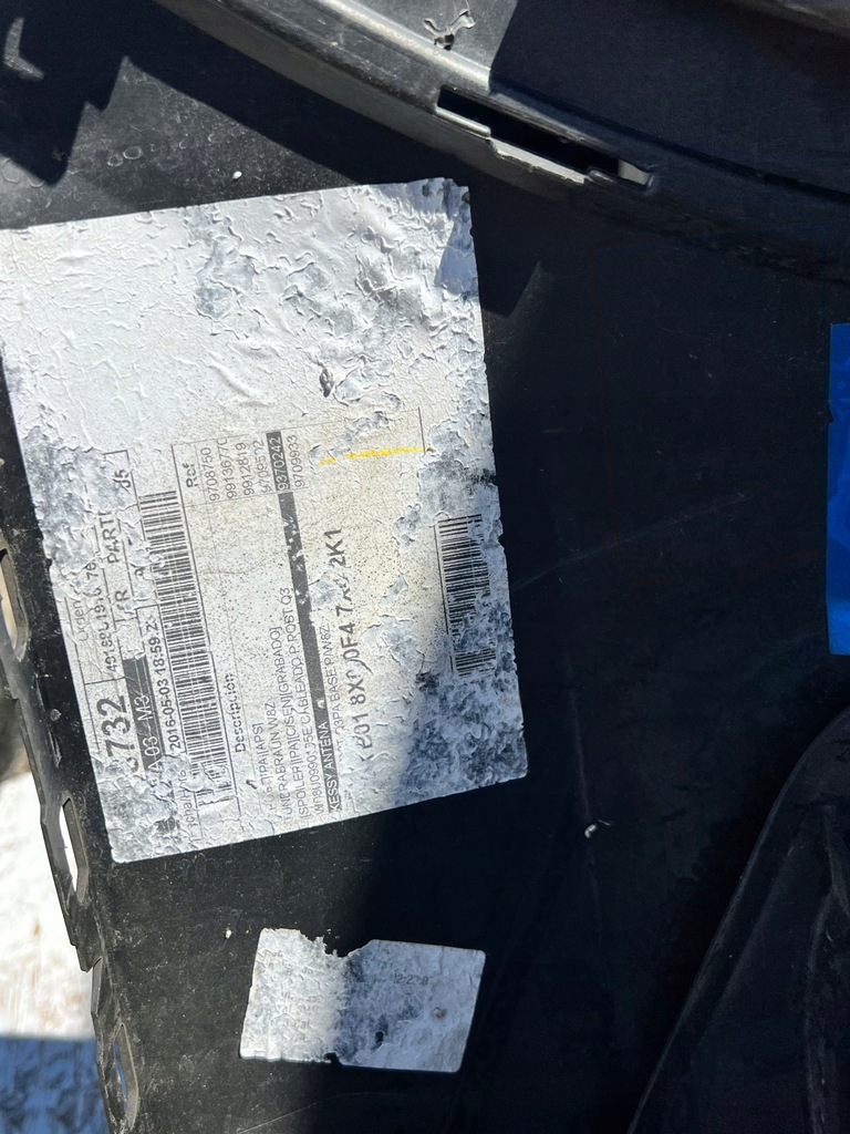 фото №13, Бампер задний задняя audi q3 lift 2014- 8u0