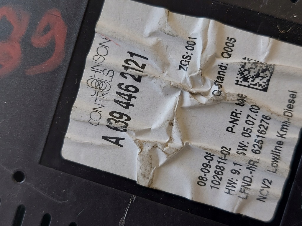 фото №12, Лічильник приладова панель mercedes vito w639 2.2 cdi a6394462121