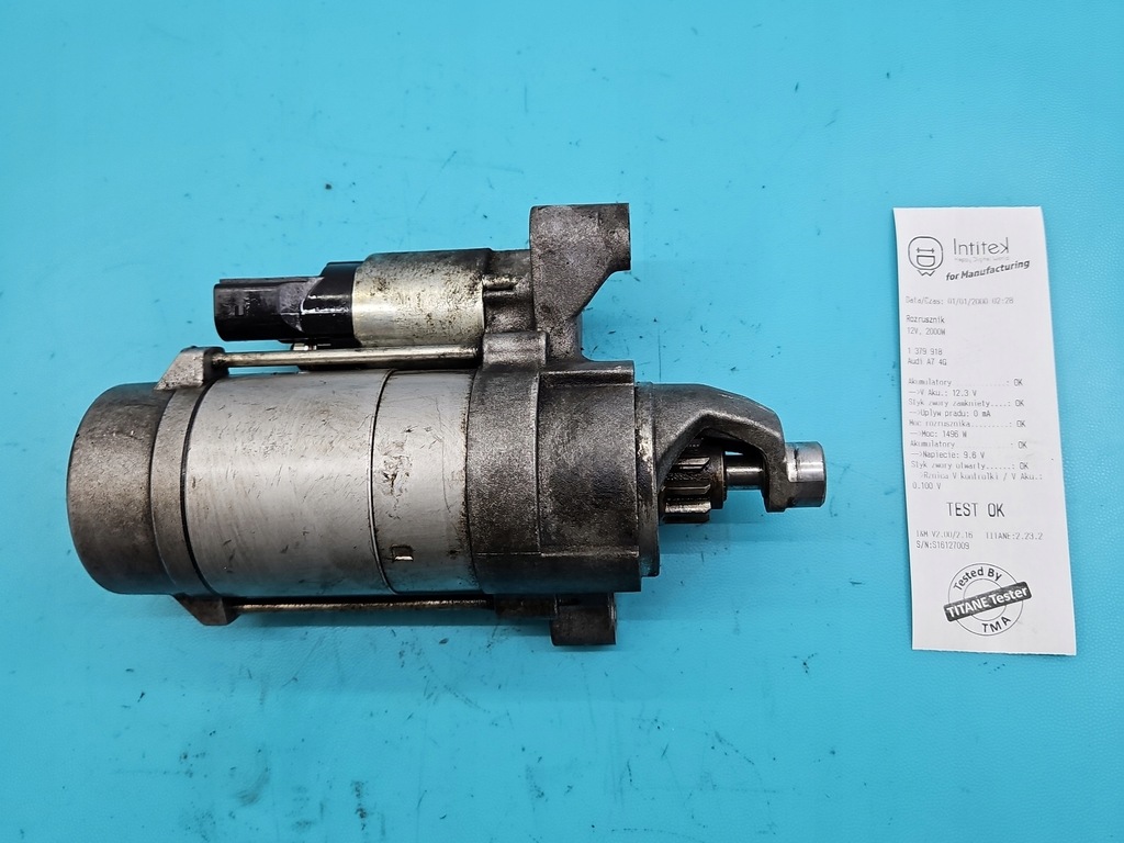 фото №1, Test стартер audi a7 4g 3.0 tdi crt
