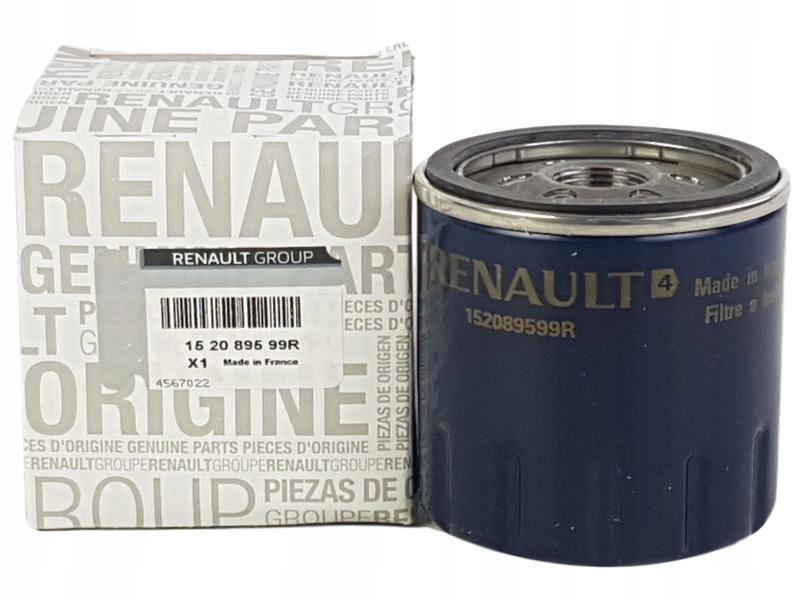 фото №8, 2x оригінальний фільтр оливи оригінальний номер renault 152089599r