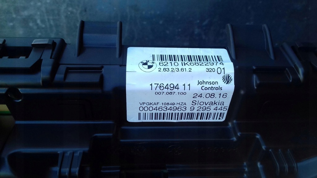 фото №7, Лічильник прилади 176494 bmw f20 lift europa