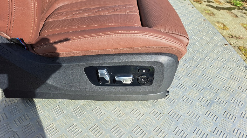 фото №8, Bmw x5 g05 lift 2023 rok сиденье сиденья обивка merino coffee nowe