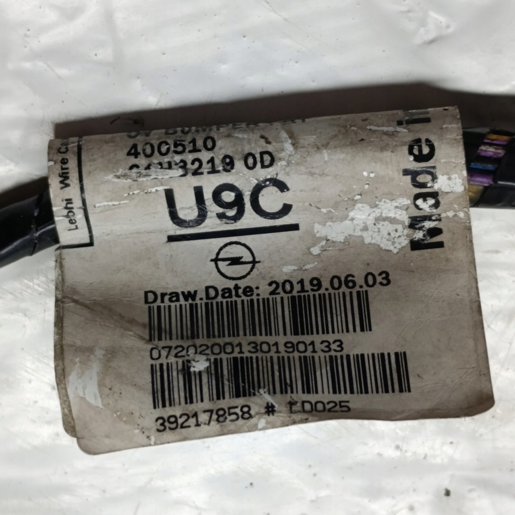 Opel astra v 5 k рестайлинг  жгут парктроник передняя перед 39217858 в Украине