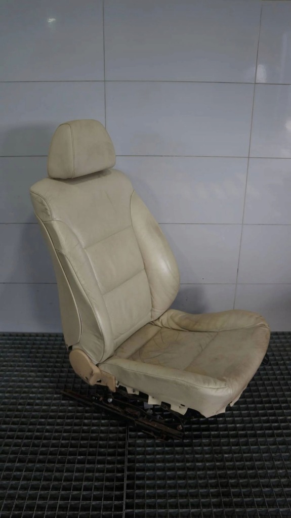 фото №6, Сиденье левый перед передний водителя кожа светлая bmw 5 e60 e61