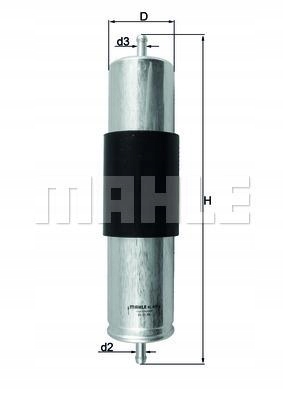 Купити Bmw x5 m57n дизель fuel фільтр mahle kl473 oem 16126765756
