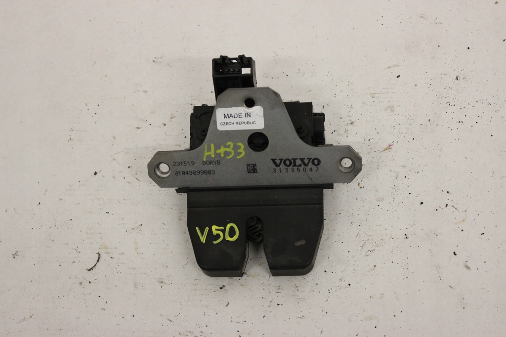 фото №1, Volvo v50 lift 07r- замок крышки багажника задняя