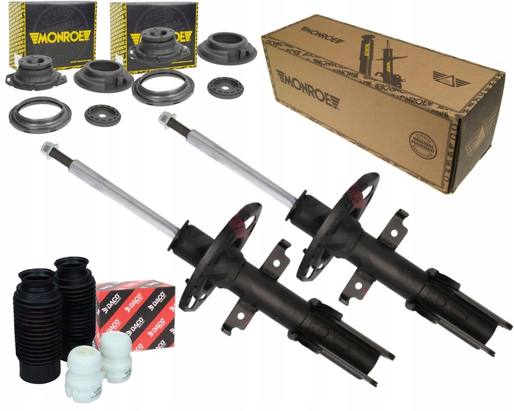 фото №1, Monroe 2x амортизатори + подушки безпеки захист відбійники renault espace iv vel satis