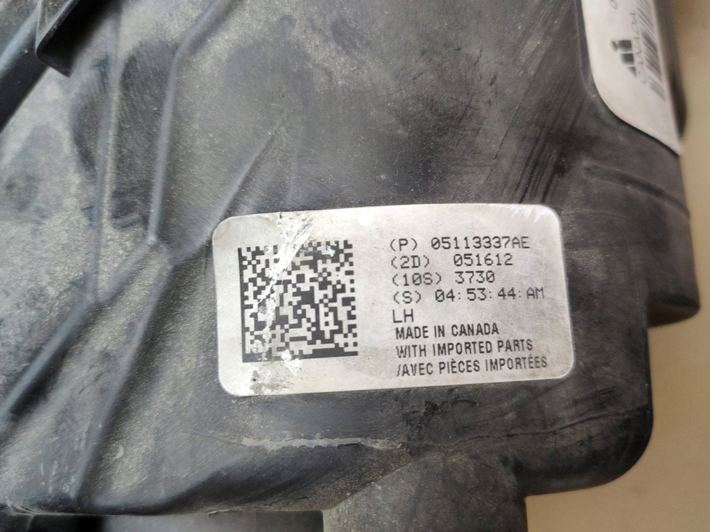 фото №11, Лампа передняя левая сторона chrysler town and country 5 2012 05113337ae