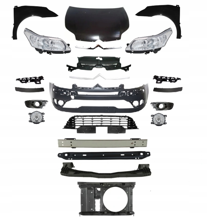 фото №1, Citroen c4 la/lc 2004-2008 kompletny перед капот