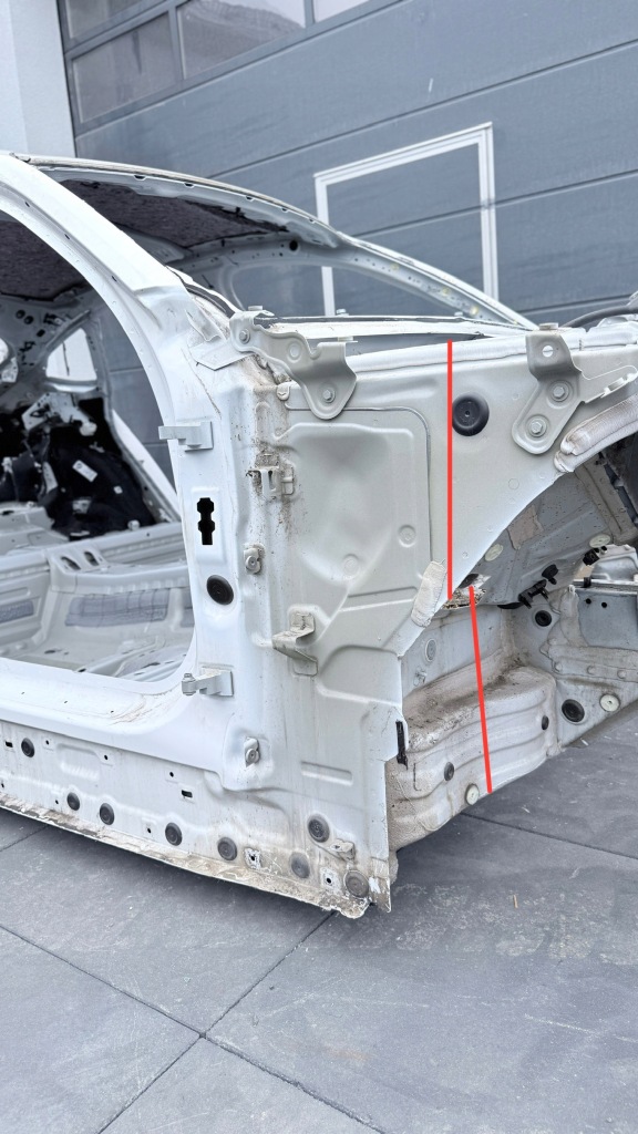 фото №4, Bmw g26 gc четверть порог блок двигателя a b правый обшивка a96
