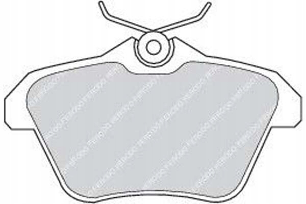 фото №1, Ferodo fdb995 набір гальмівних колодок гальмівних, гальма дискові