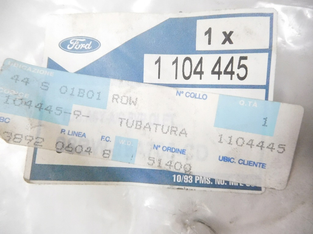 фото №7, Шланг кондиціонера ford cougar 1998-2000 оригінальний номер 1104445