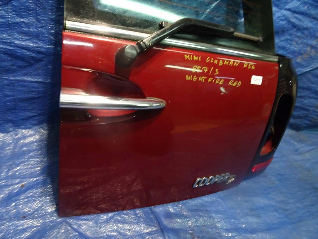 фото №3, Дверь правое задняя mini one - cooper coupe r55 clubman 857/3 ночь fire red