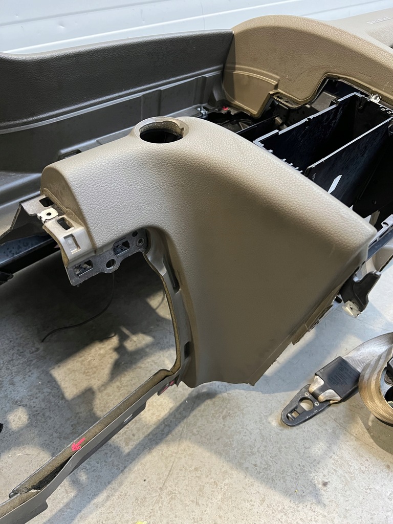 фото №9, Приборная панель консоль подушка безопасности ремни audi q7 4l