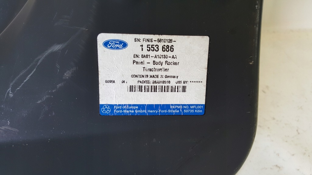 фото №7, Ford fiesta mk7 порог металлический правый 2008-2017r