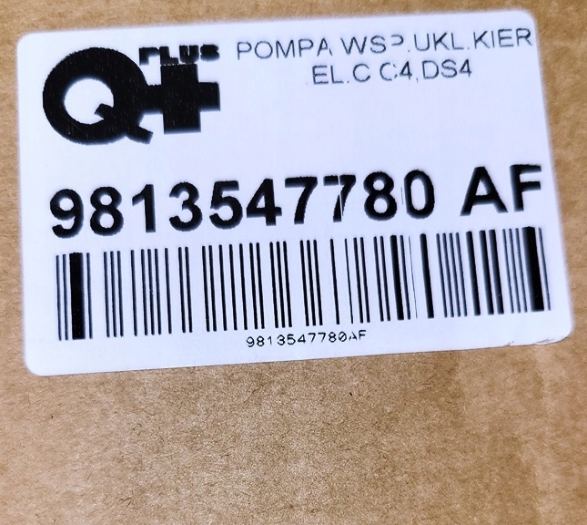 Купить Насос усилителя электрическая citroen c4,ds4 9813547780