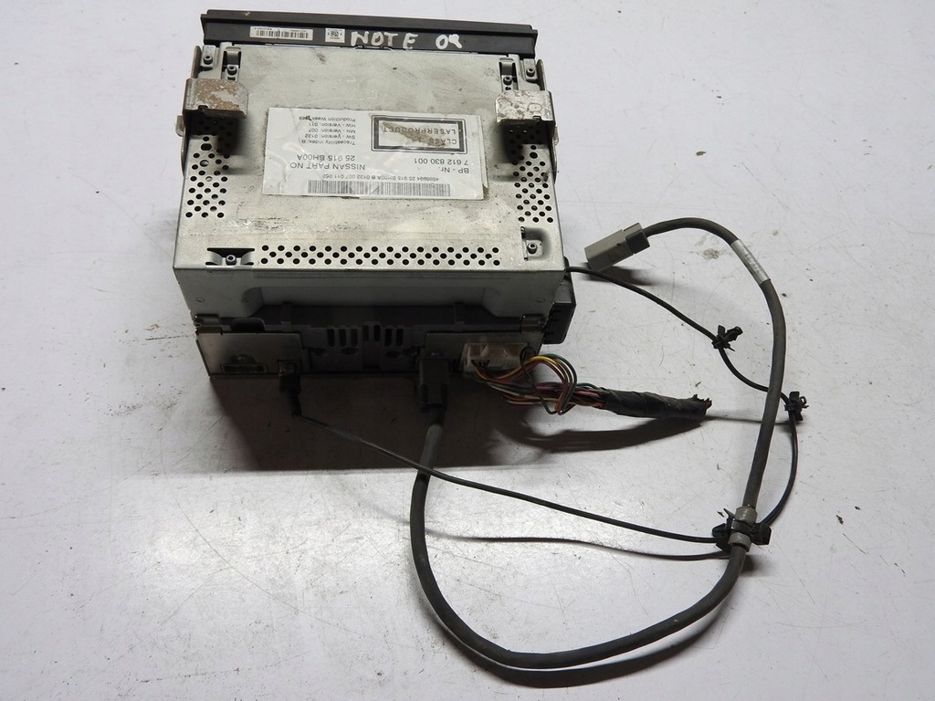 фото №6, Nissan note 09 радіо заводський навігація 25915bh00a 25975bh00a