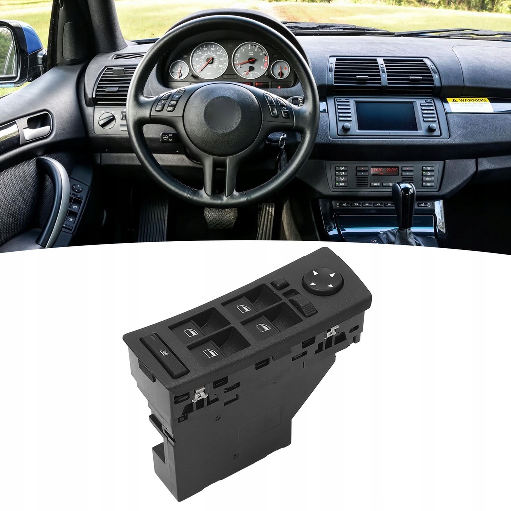 фото №11, Головний перемикач вікно електричний 61316962506 кнопка передній