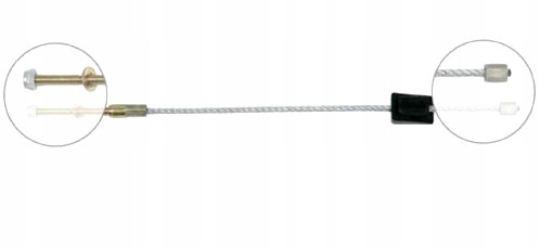 фото №15, Трос тормоза ручного ford fusion 1.6 tdci ju_