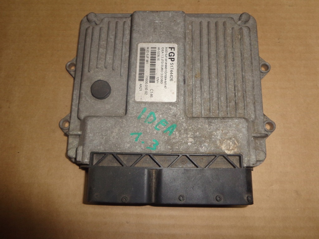 фото №1, Fiat idea 1.3 jtd бортовой компьютер 51744426
