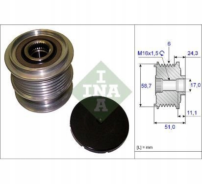Ina сцепление генератора volvo s60 2 ford Цена