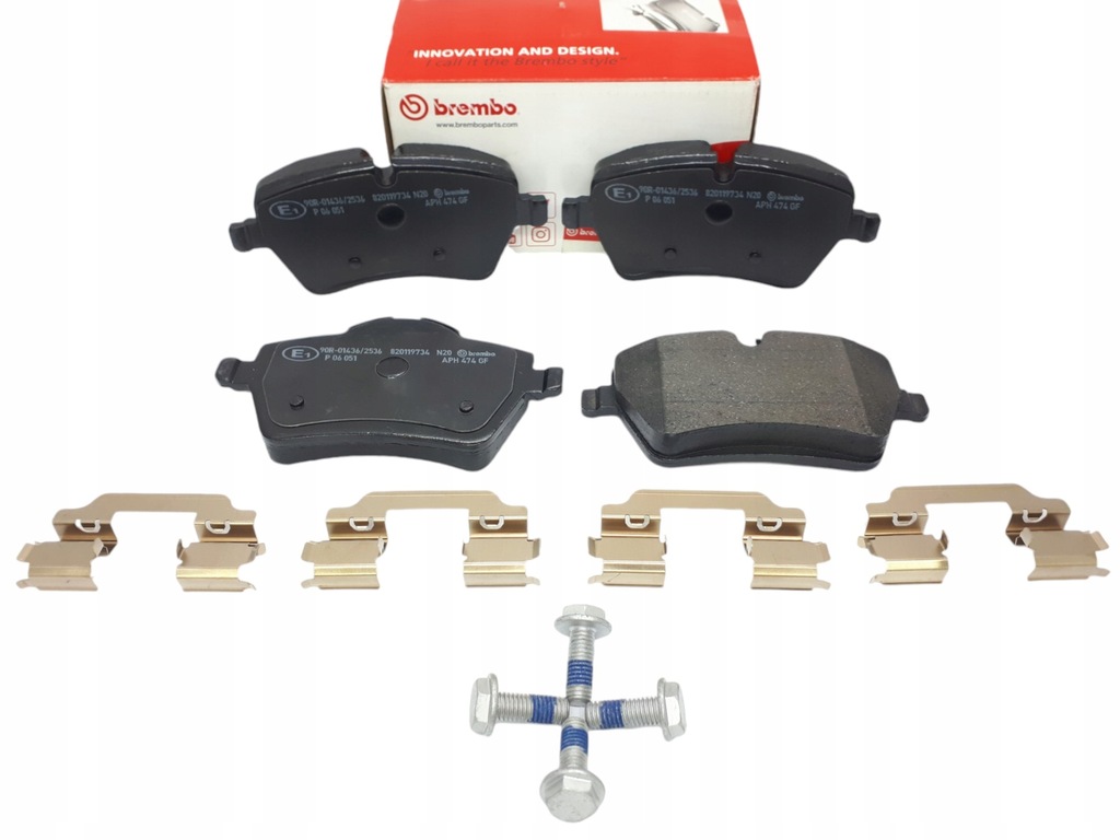 фото №1, Тормозные колодки тормозные osi перед brembo mini cooper one r50 r53 r56 r55 r57 r59