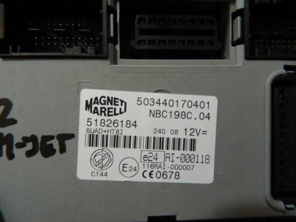 фото №7, Бортовой компьютер bsi ключ fiat bravo 2 2.0 16v m-jet