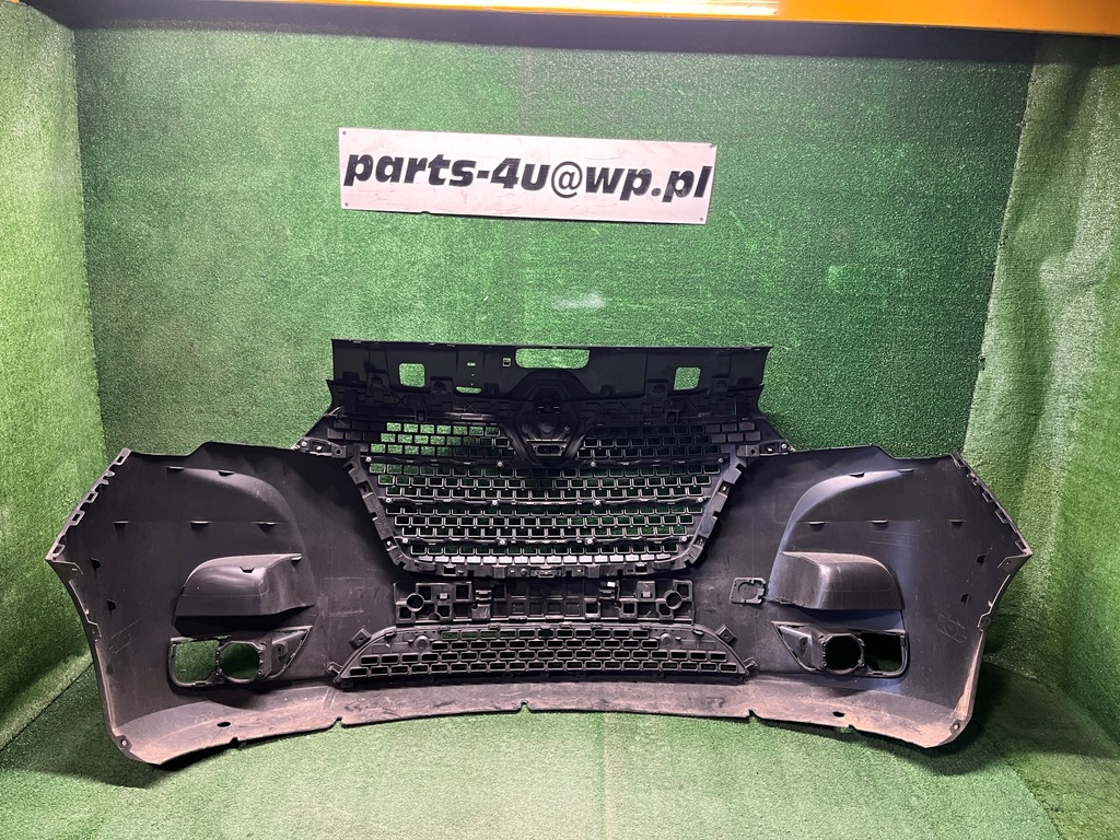 фото №8, Renault master iv 4 бампер перед передній + решітка радіатора oryg