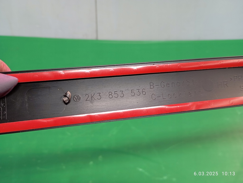 фото №10, Молдинг двері правий задня задня vw caddy 2k3853536 довжина 91 cm nowa