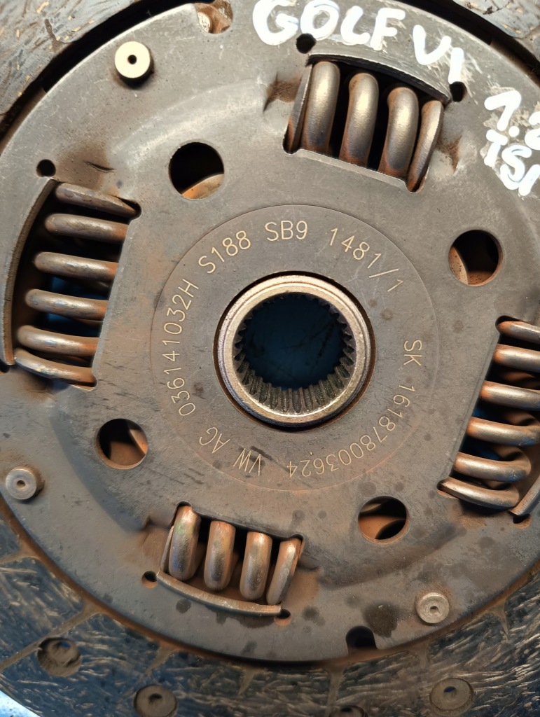 фото №6, Зчеплення притиск диск kpl vw golf vi 1.2 1.4 tsi audi a3 8p vw polo v 6r